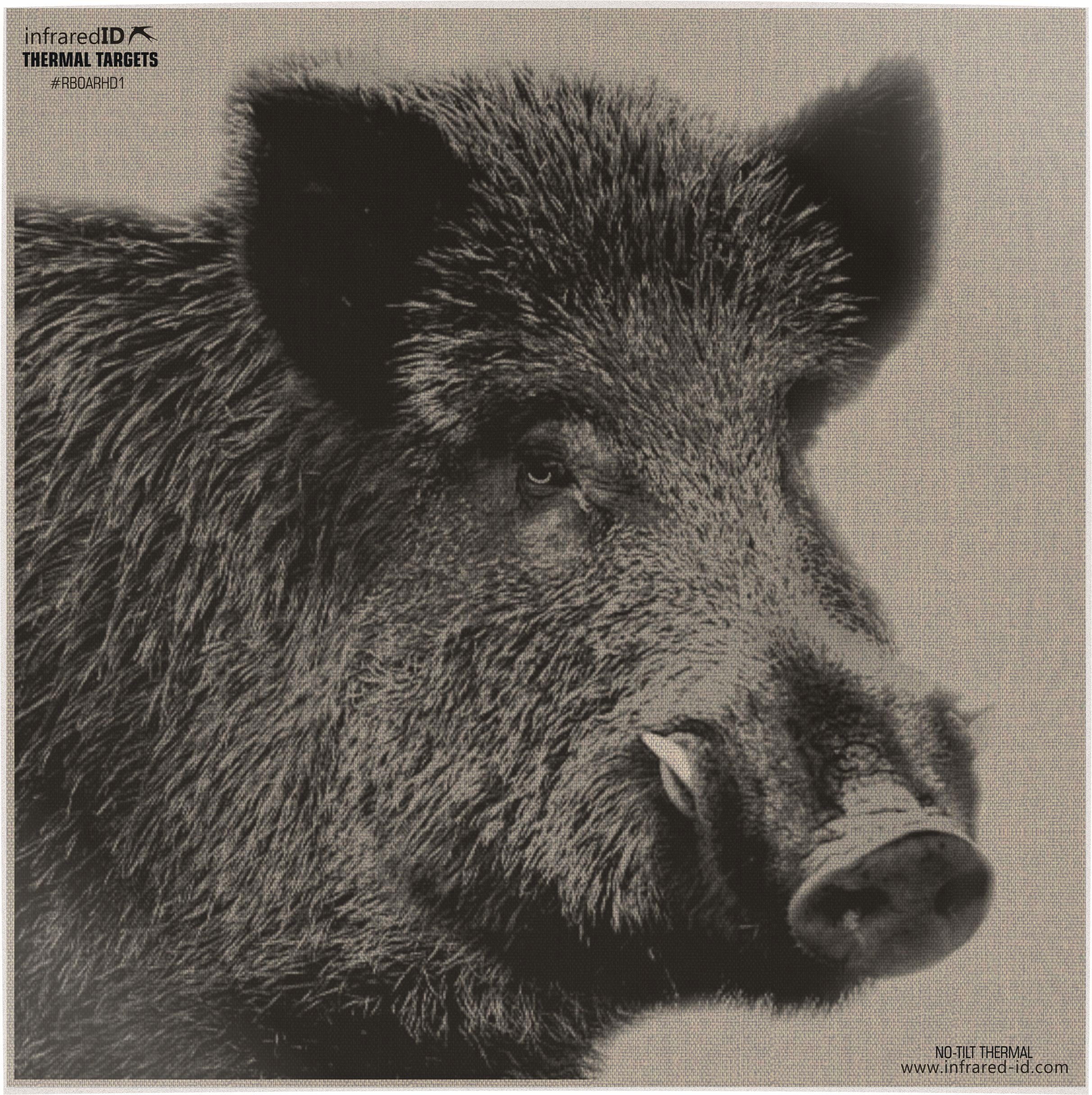 Infrared-ID Thermal Boar Head Target