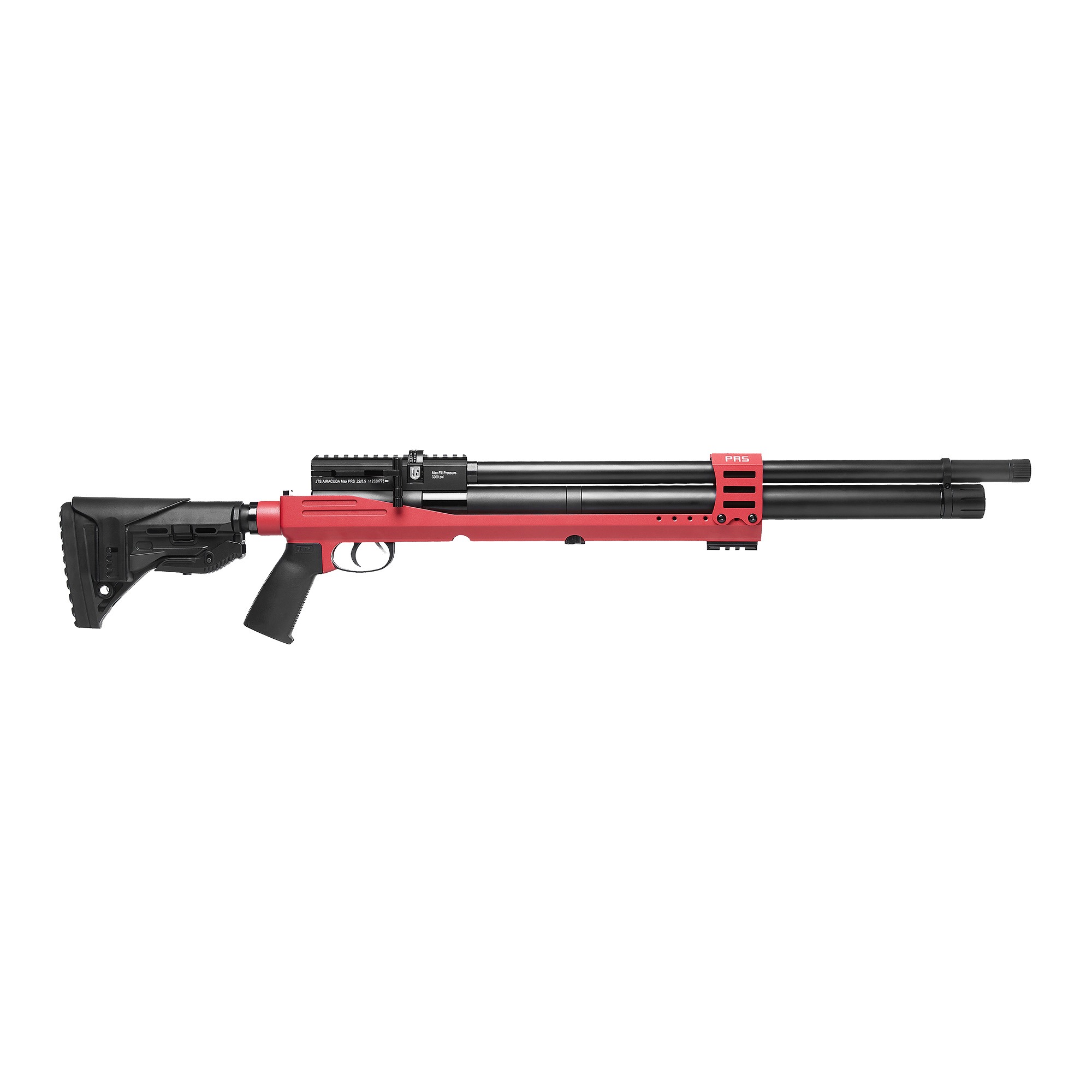 JTS AIRACUDA PRS MAX .25 10RD RED/BK