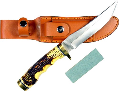 Ruko 5" Delrin Handle Fixed Blade Hunting Knife