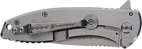 S&W KNIFE EXECUTIVE PLATINUM 3" SS/SS DROP POINT W/PKT CLIP