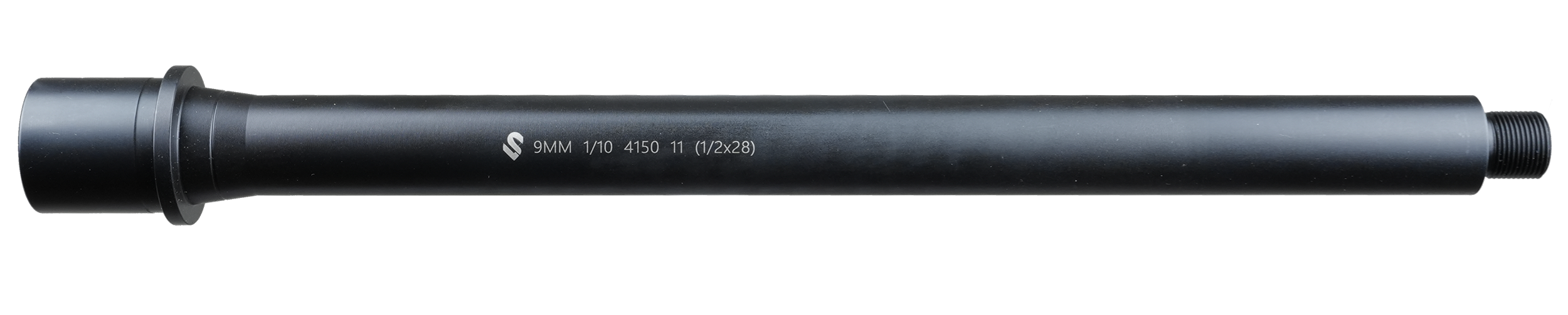 Lead & Steel Llc LS9MM11.3-28 AR9 9mmLuger Straight Profile Black Nitride Chrome Moly Vanadium