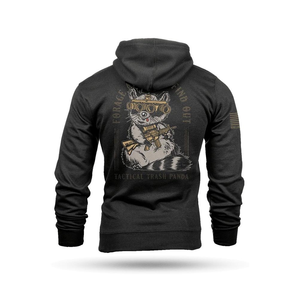 Nine Line Tactical Trash Panda Hooded Sweatshirt Black 2XL