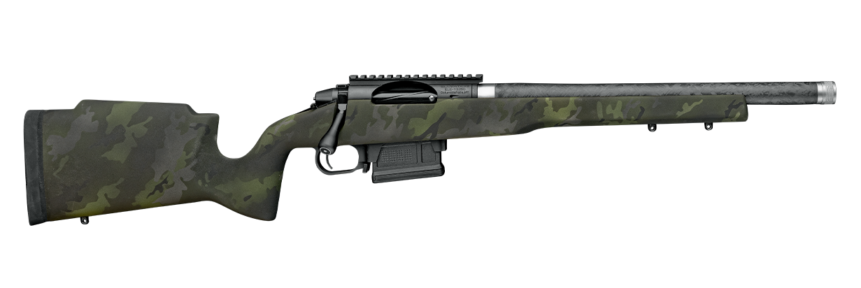 Proof Research 151570 Elevation MTR 2.0 7mm PRC 3+1 20" Carbon Fiber Match Grade Threaded Barrel, Black Receiver w/Picatinny Rail, Midnight Camo Proof Fixed Carbon Fiber Stock, Right Hand