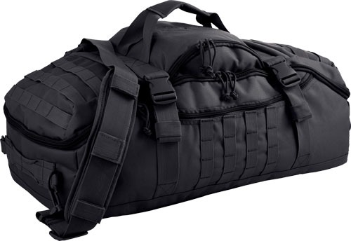 RED ROCK TRAVELER DUFFLE BAG BACKPACK OR LUGGAGE BLACK