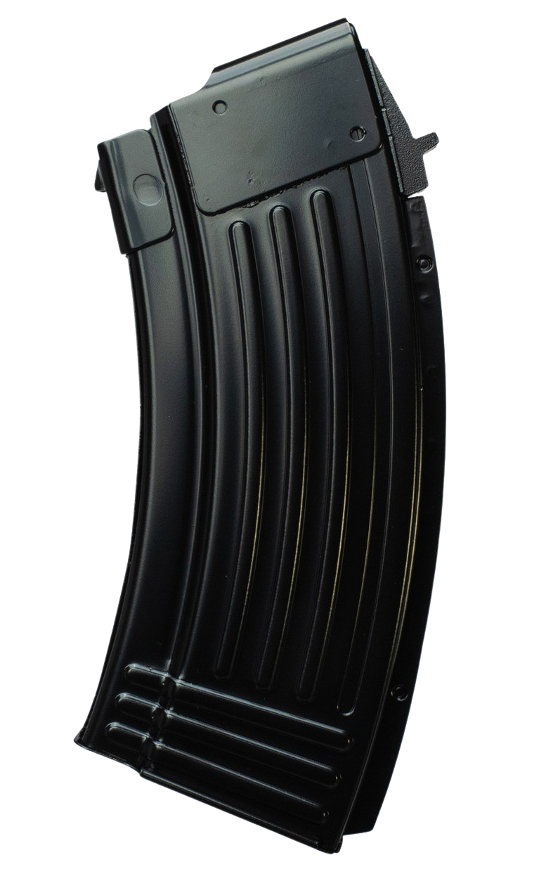 Global Ordnance LLC 810091157428   20rd Fully Ribbed 7.62x39mm Fits AK-47 Black Steel