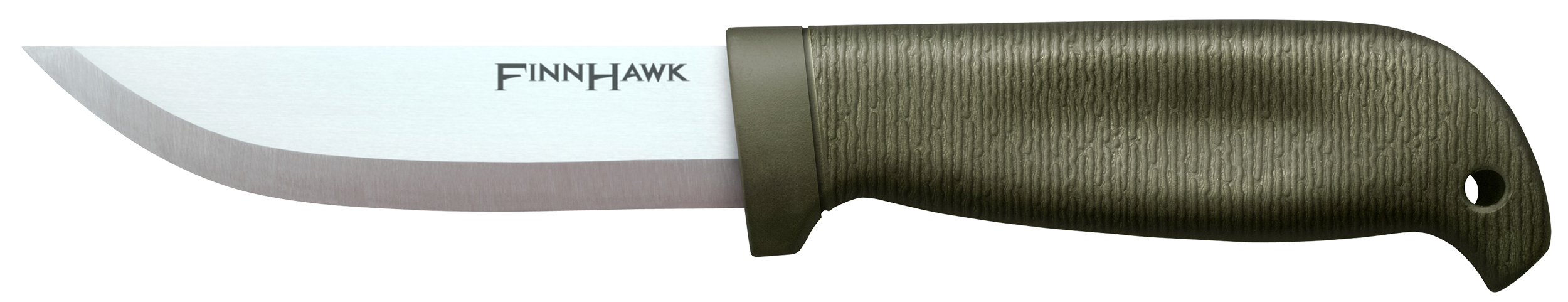 Cold Steel CS-20NPK Finn Hawk 4" Fixed Plain Cryo 4116 SS Blade/OD Green TPR Handle