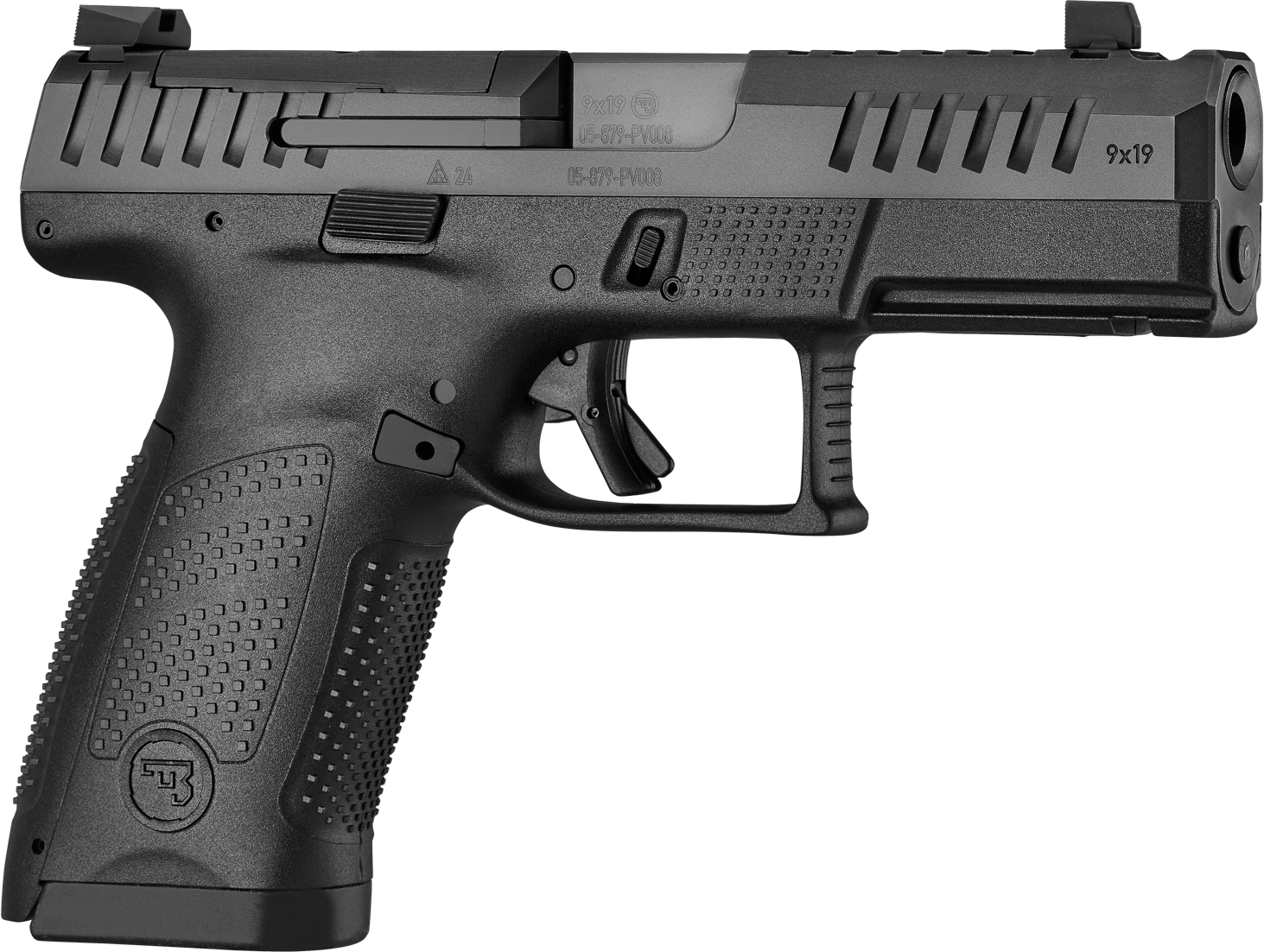 CZ-USA 91578 P-10 C 9mm Luger 15+1 4" Ported Barrel, Optic Ready/Serrated Slide