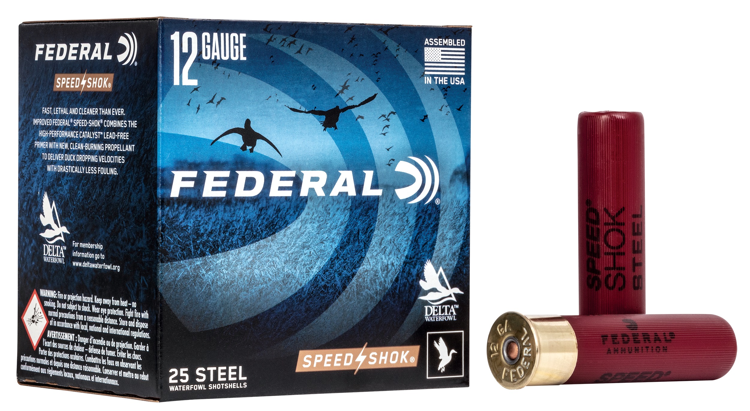 Federal WF1333 Speed-Shok  12Gauge 3.50" 1 3/8oz 3Shot 25 Per Box/10 Case