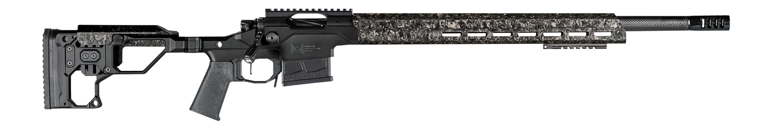 Christensen Arms 8010306800 MPR  6.5 Creedmoor 5+1 16" Carbon Fiber Threaded Barrel, Black Billet Chassis w/Folding MagneLock Stock, Carbon Fiber M-Lok Handguard, Polymer Grip, Integrated Optic Mount