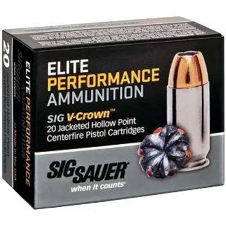 SIG E357S1 357SIG 125GR JHP 20RD