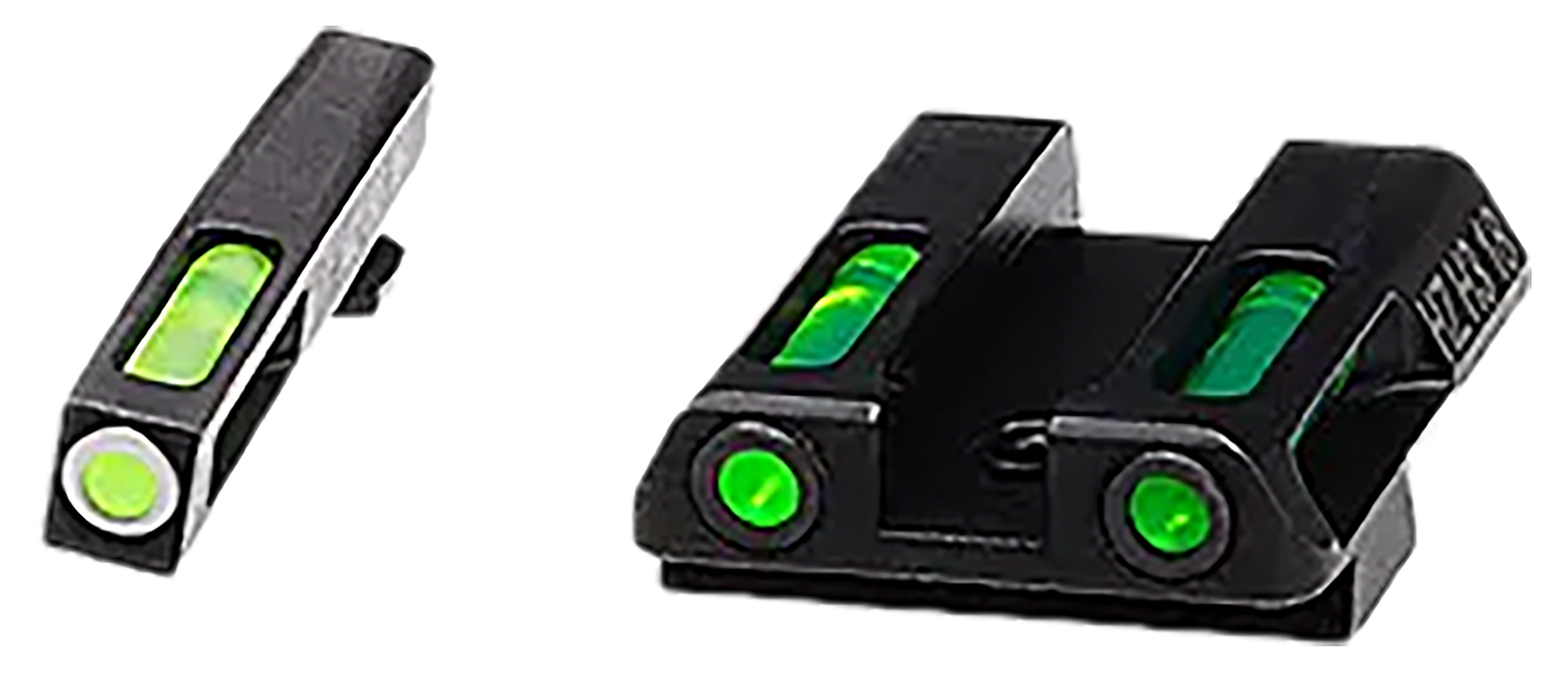 HiViz GLN421 LiteWave H3  Green Tritium/Fiber Optic Tritium Front Orange Fits Glock 42/43/43X/48