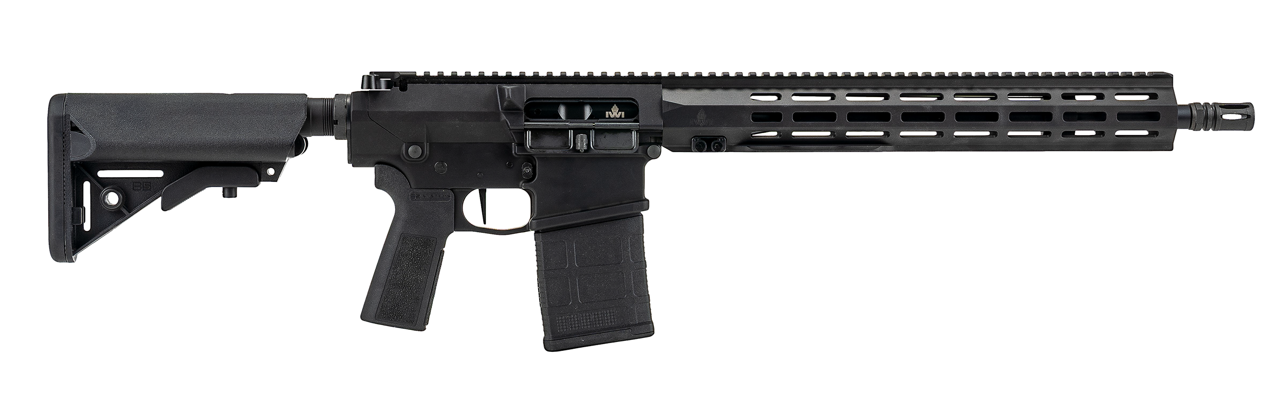 IWI US Z25DMR18308 Zion-25 308 Win 20+1 18" Black Nitride Threaded Barrel, Black Receiver w/Picatinny Rail, ARCA/M-LOK Handguard, 8 Position B5 Black Synthetic Stock, Black Polymer Grip
