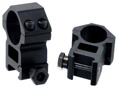 UTG RINGS 1" HIGH PROFILE MATTE BLACK PICATINNY/WEAVER