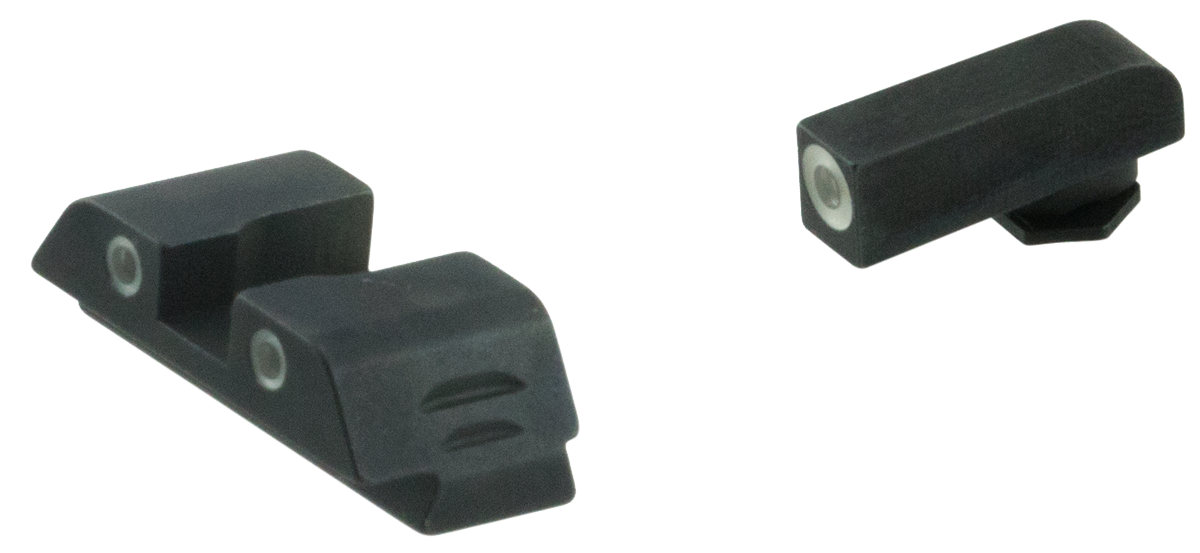 AmeriGlo GL5113 Classic Tritium Sight Set for Glock  Green Tritium White Outline Front Sight-Green Tritium White Outline Rear Sight