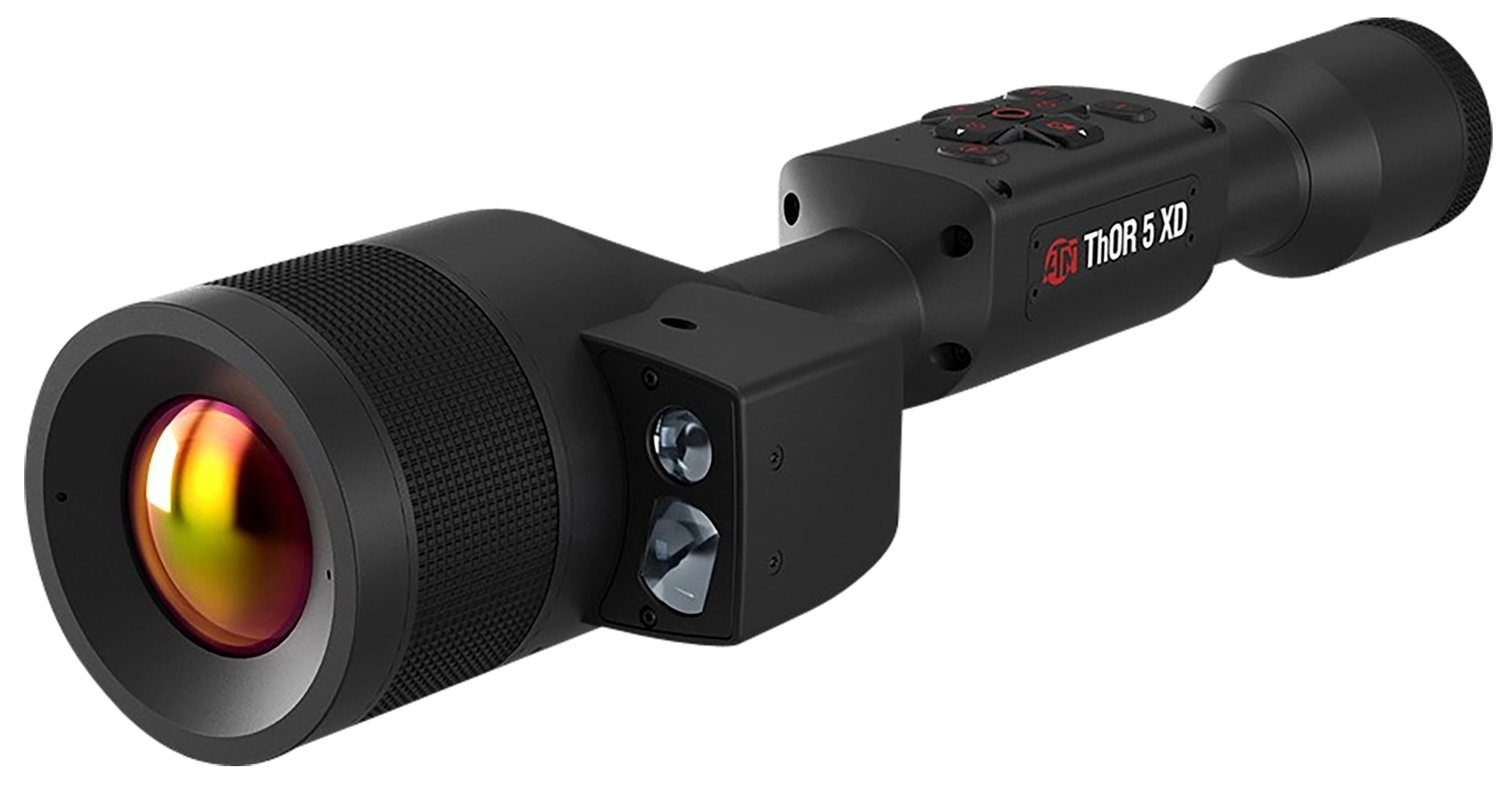ATN TIWST51250LRF Thor 5 XD LRF Thermal Rifle Scope Black Anodized 2-20x Smart Mil Dot Reticle, Zoom. 1280x1024 12 Micron 60 fps