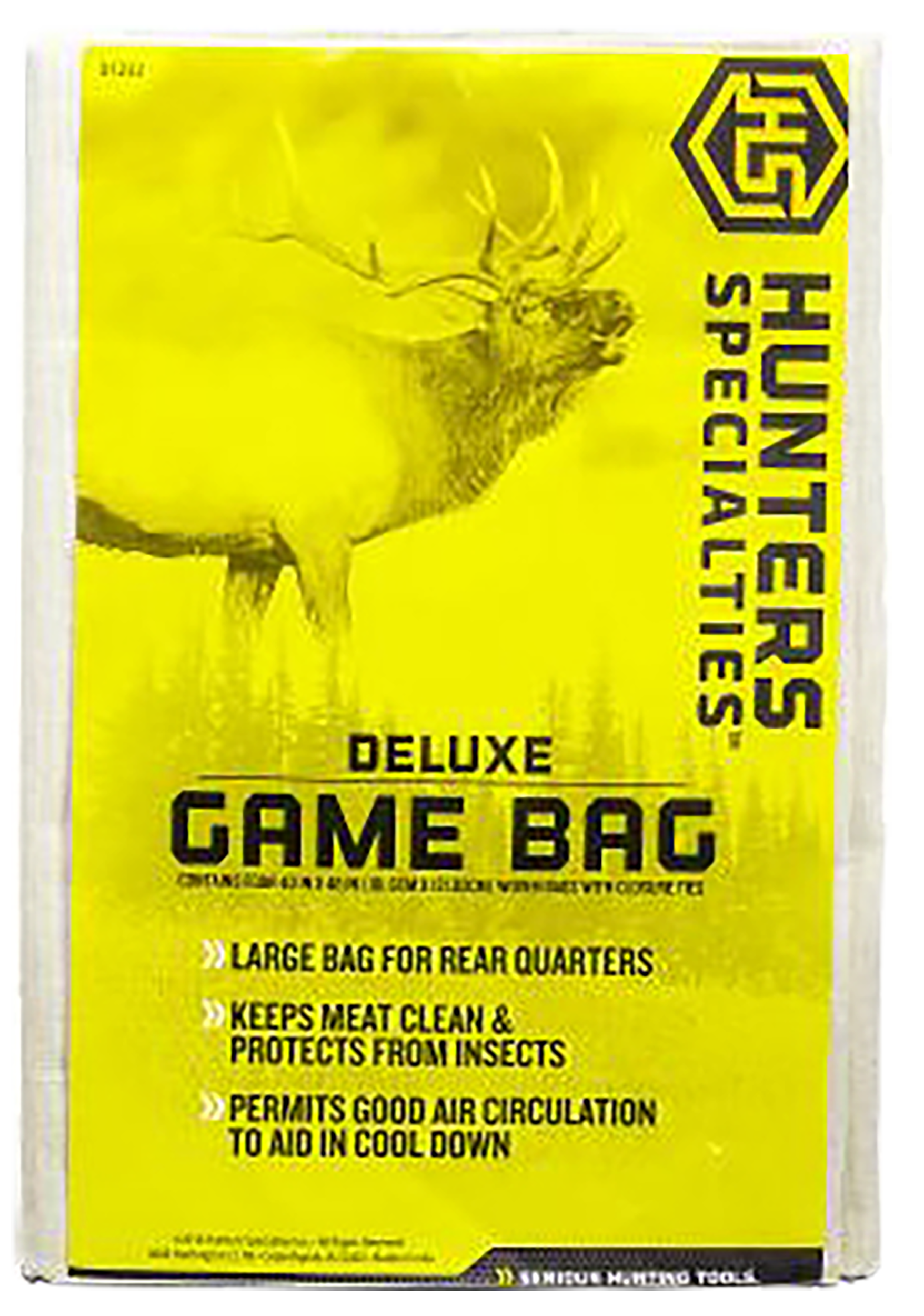 Hunters Specialties HS01232 Deluxe Game Bag White Heavy Duty Canvas
