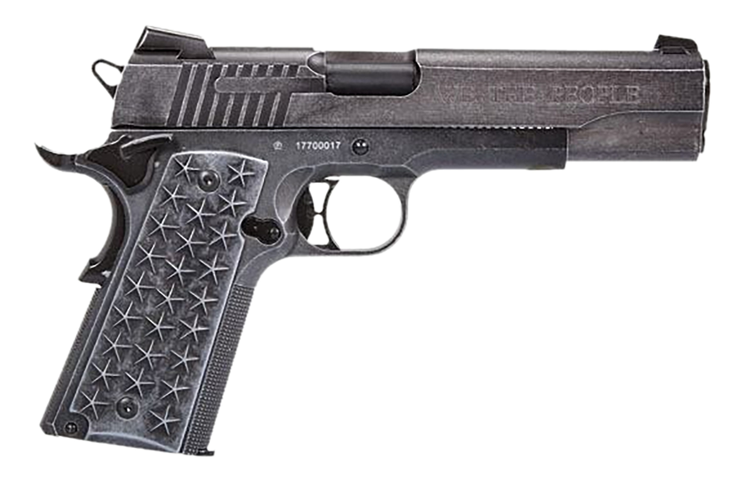Sig Sauer Airguns AIR1911WTP 1911 We The People Air Pistol CO2 177 BB 17+1 Distressed Aluminum Grips