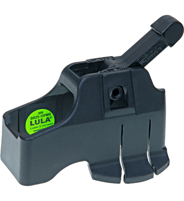 Maglula LU21B LULA Loader & Unloader Made of Polymer with Black Finish for 308 Win, 7.62x51mm NATO SR25, DPMS