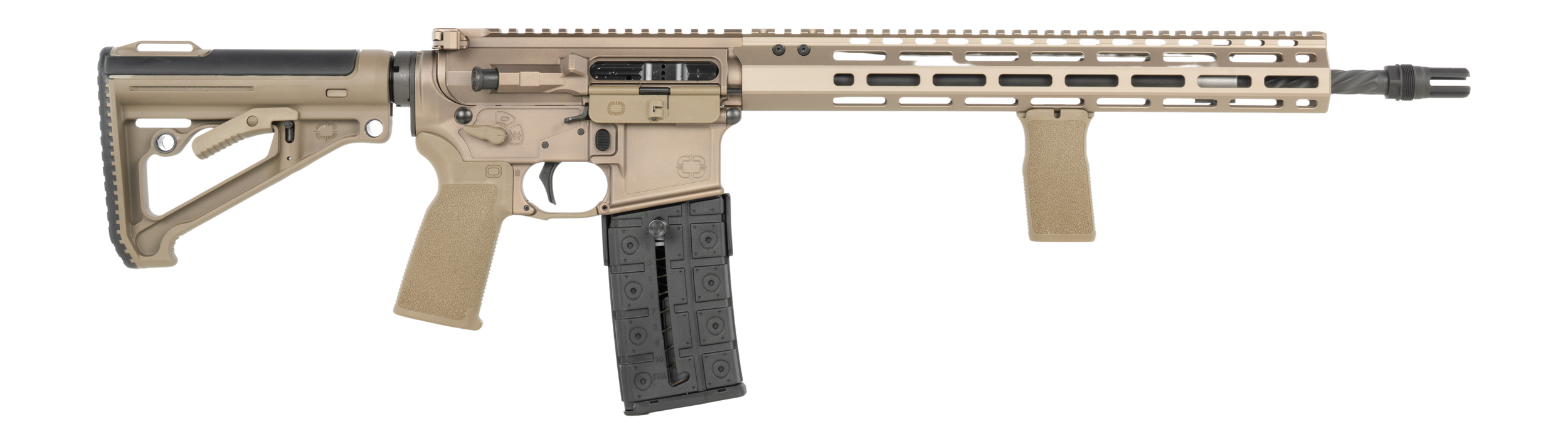 Shadow Systems SS-6052-CA U526 *CA Compliant 5.56 NATO 10+1 16" Black Barrel, Flat Dark Earth Receiver w/Picatinny Rail, Flat Dark Earth Polymer Stock & Grip
