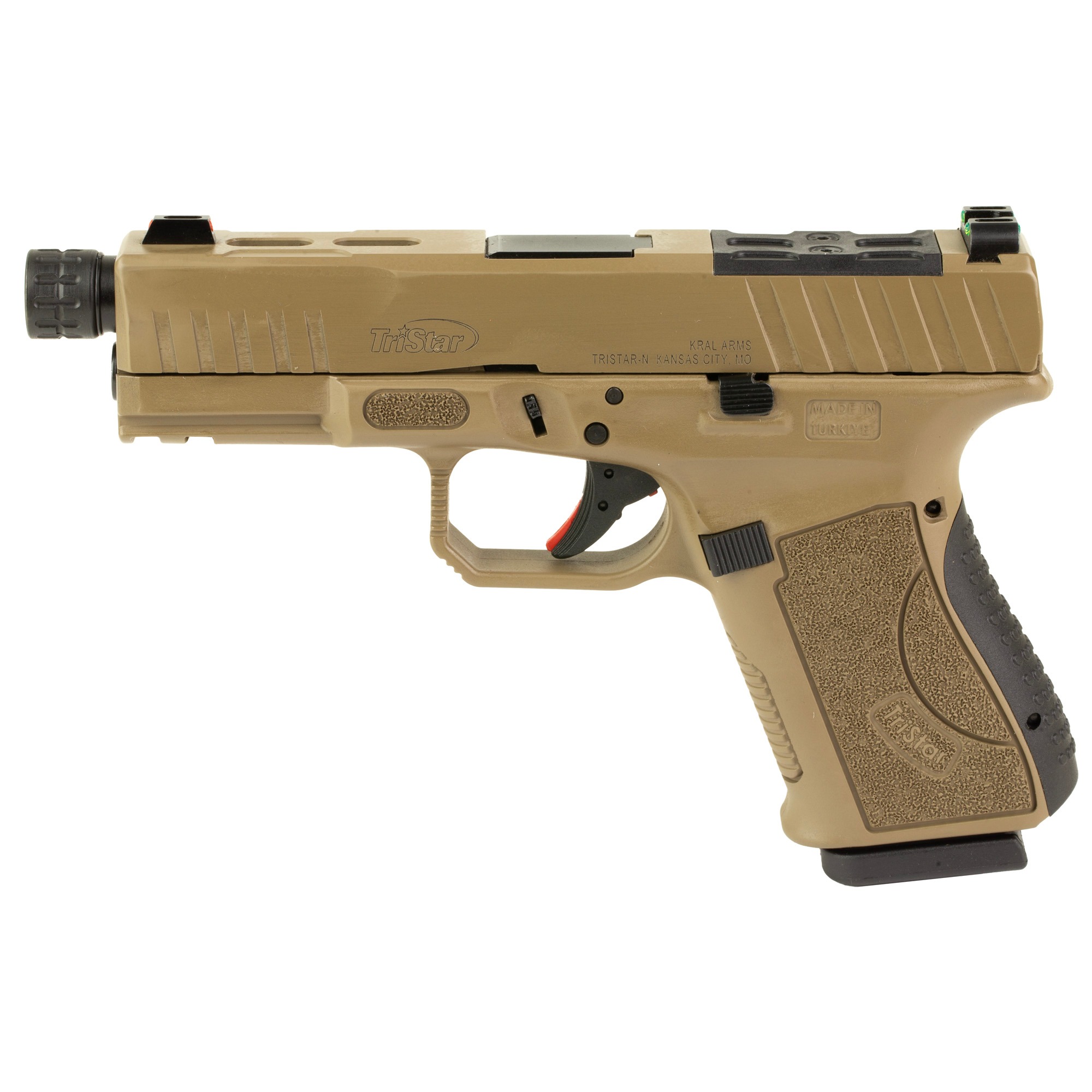 TriStar APOC Pro 9mm 15rd FDE Threaded Pistol