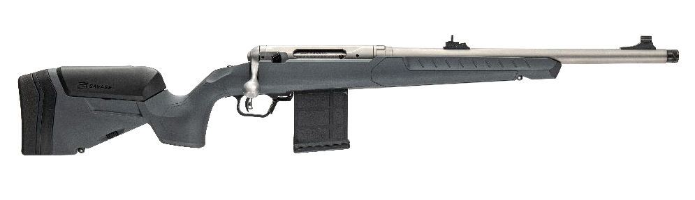 Savage Arms 32498 110 Ridge Hunter 308 Win 10+1 18" Heavy Barrel, Flat Dark Gray Adj LOP Synthetic Stock, Right Hand