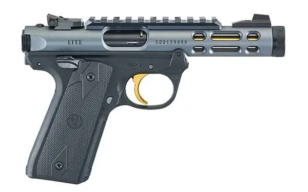 dRUGER MRK IV 22/45 LTE 22LR 4.4" DMND GRY ANO BLK GRP ADJ SGHT 10RD