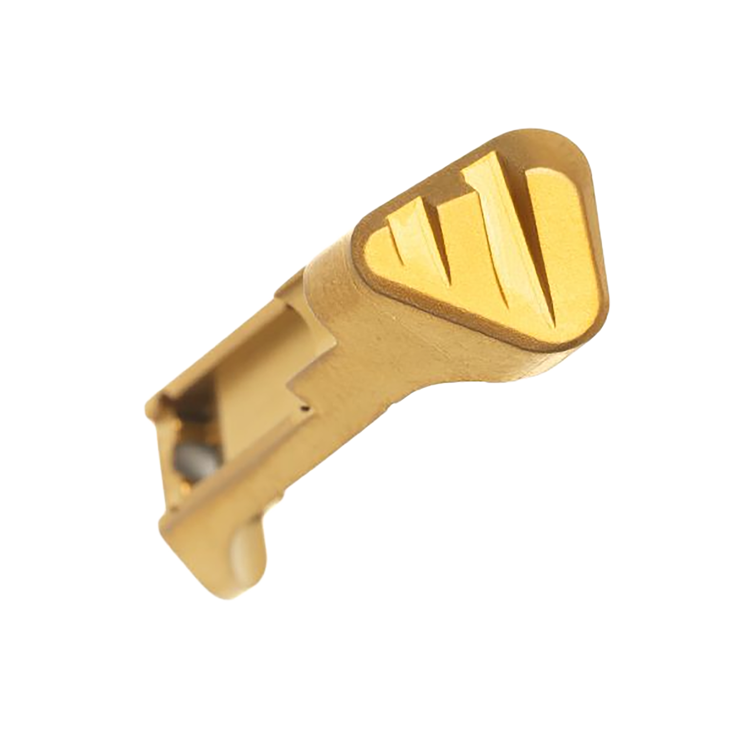 Tyrant CNC TDP365EGOLD Extended Mag Release  Sig P365 Matte Gold 17-4 Stainless Steel