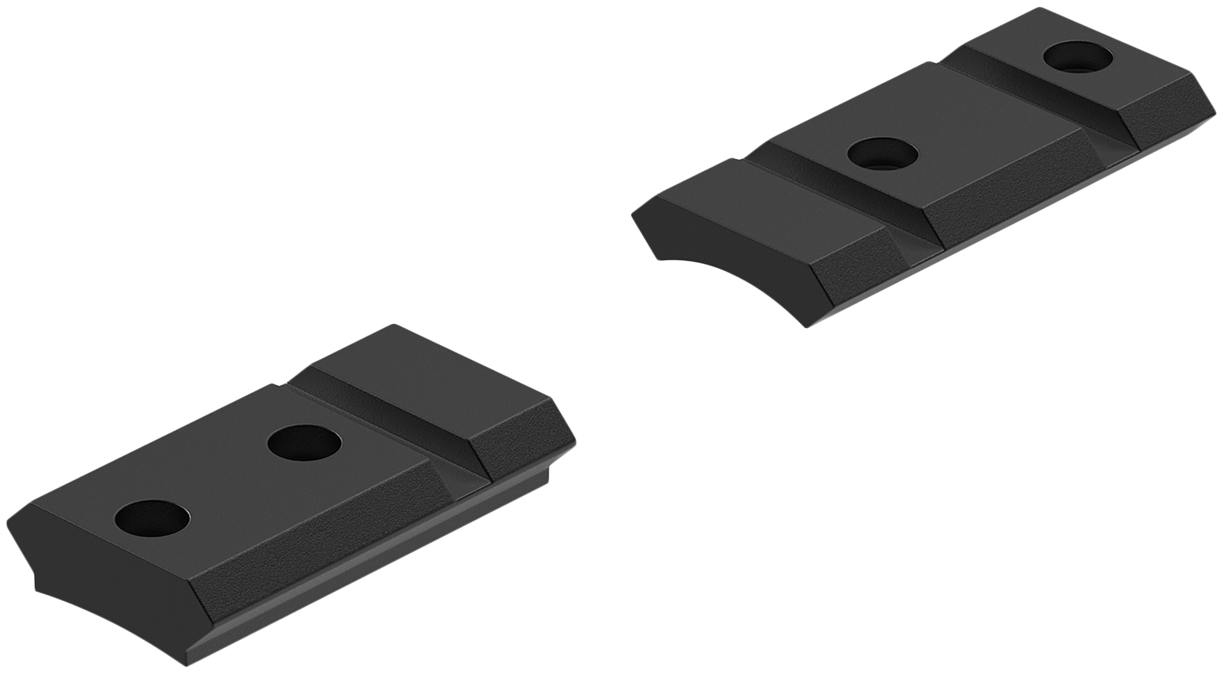 Leupold 180293 QRW Cross-Slot Base Set Matte Black Remington 700