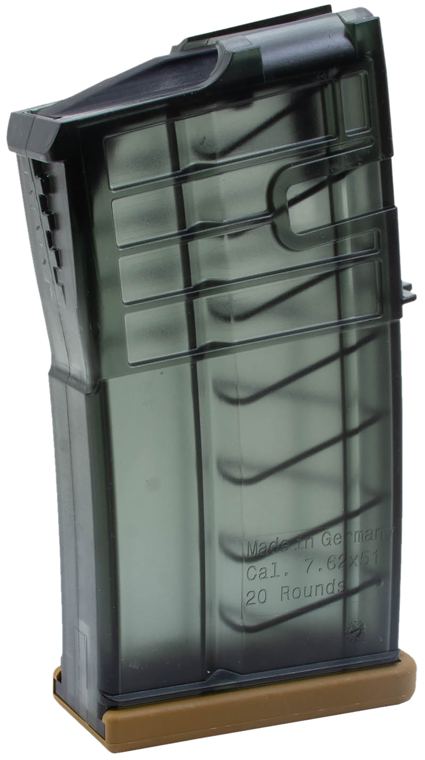 HK 50236507 417  20rd 7.62mm Fits H&K 417 Clear Smoke Polymer