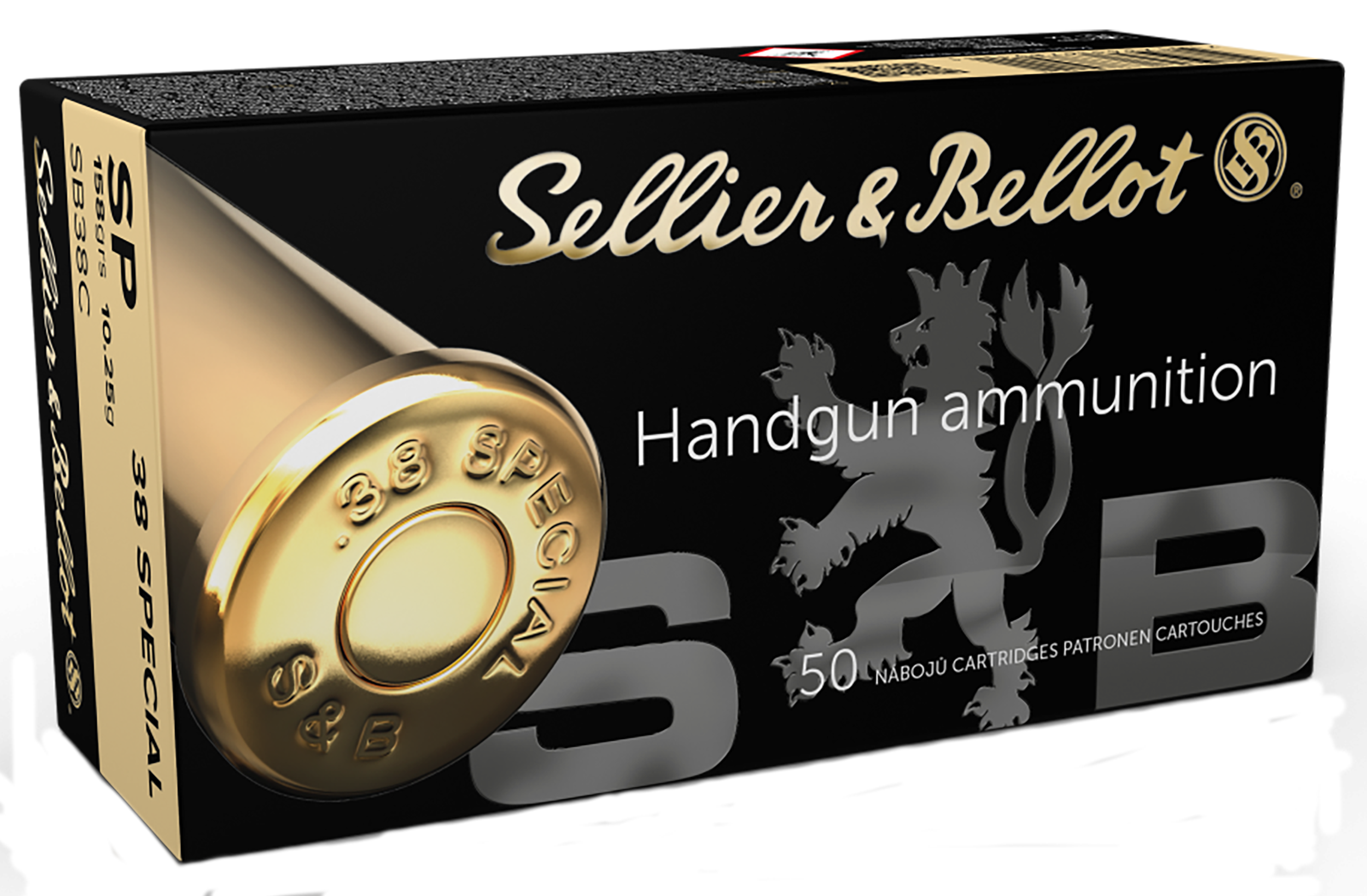 Sellier & Bellot SB38C Handgun 38Special 158gr Soft Point 50 Per Box/20 Case