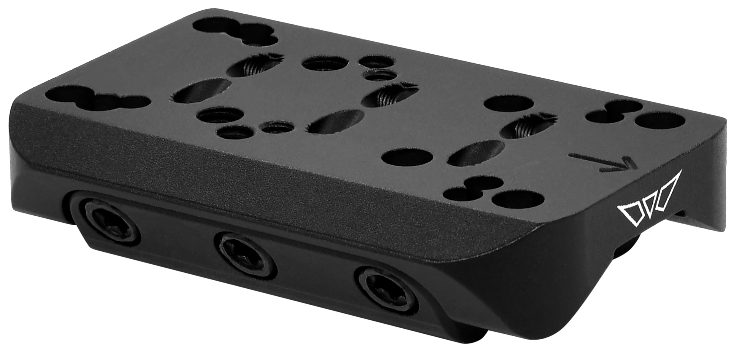 Warne 6108M Red Dot Reflex Mount Shotgun Rib Black Anodized Aluminum Fits Burris/CMORE/Docter/Eotech/Holosun