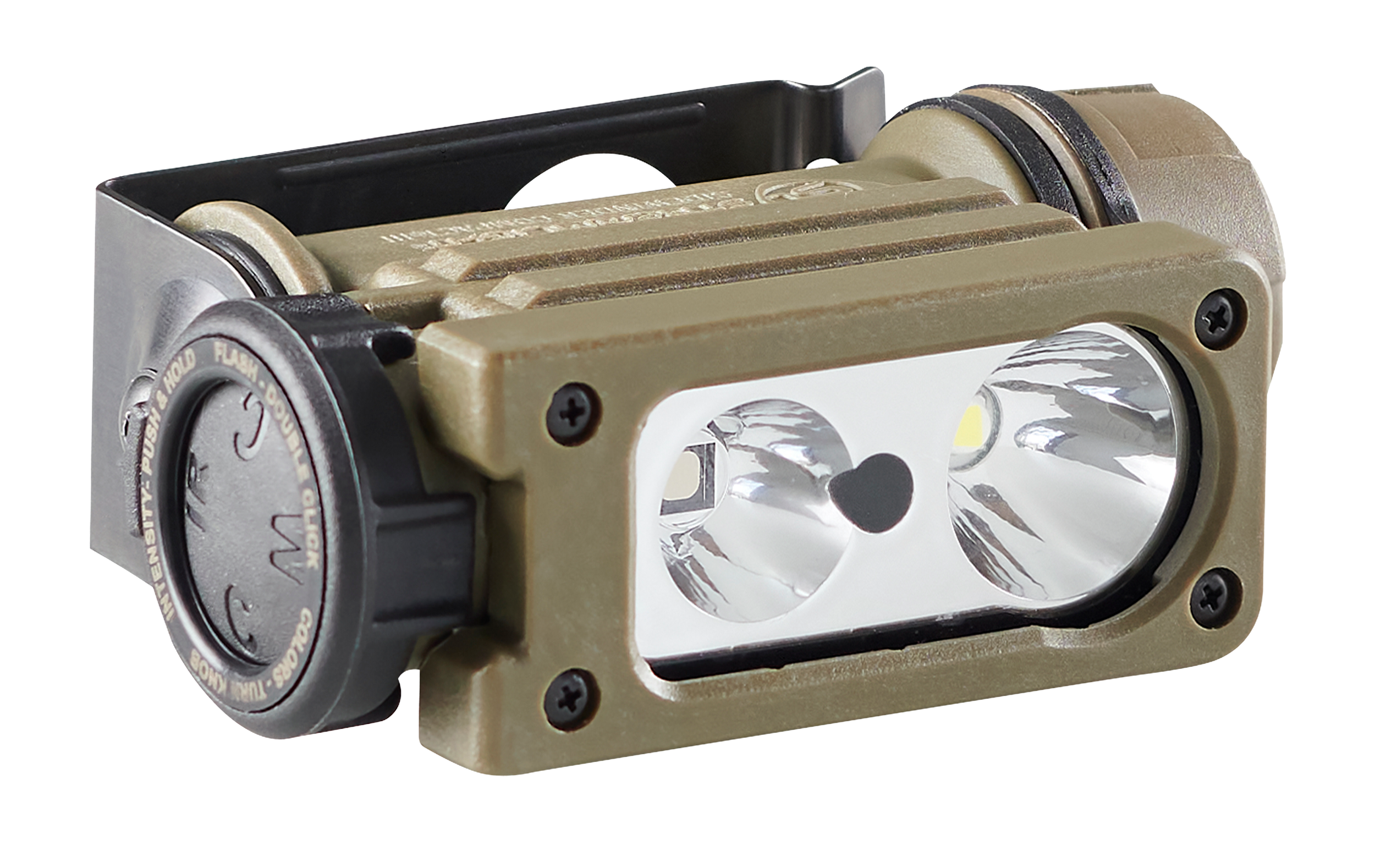 Streamlight 14213 Sidewinder Compact III User Configurable Coyote Tan Nylon 113 Meters Beam Distance