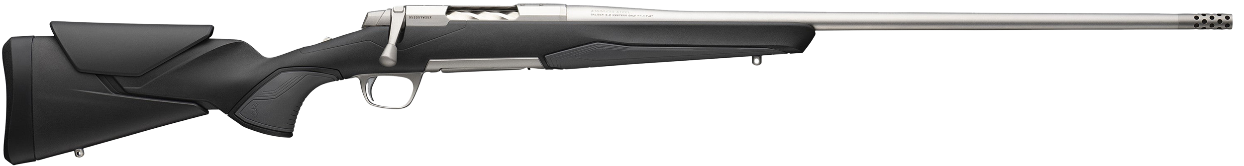 Browning 036008224 X-Bolt 2 Hunter Full Size 270 Win 3+1 24" Stainless Steel Threaded Barrel, Drilled & Tapped Stainless Steel Receiver, Adj Vari-Tech Black Composite Stock w/Adjustable Comb & LOP