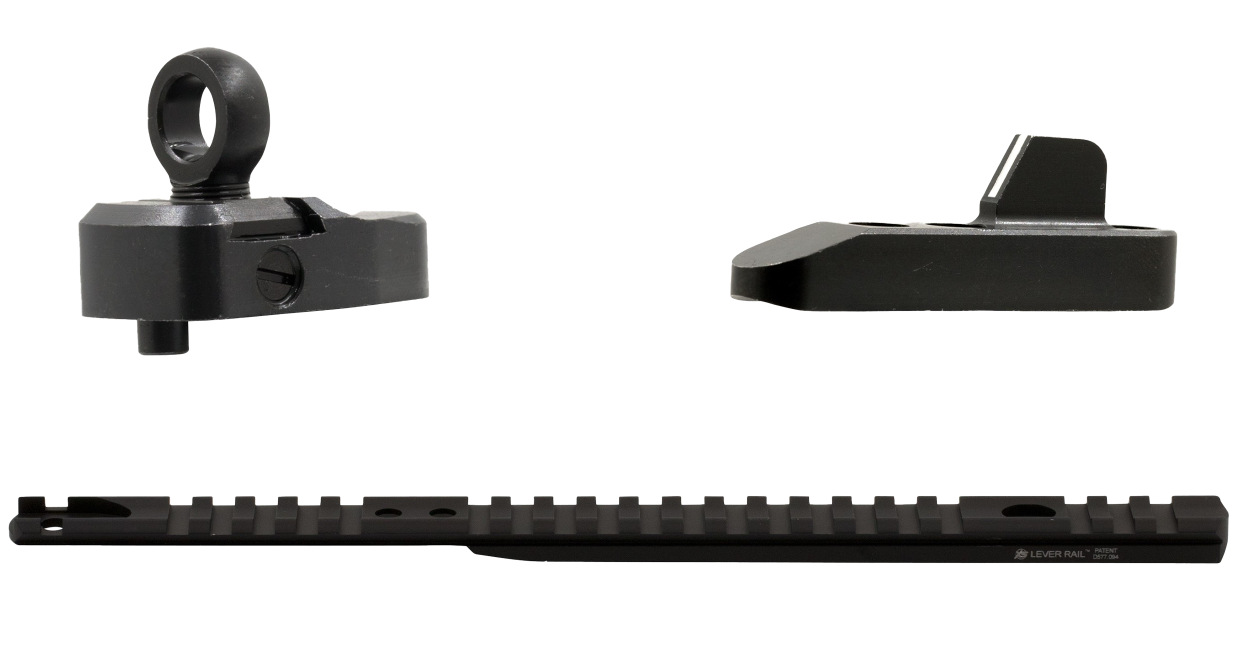 XS Sights ML10085 Marlin Optic Mounts & Ghost Ring Sight Sets  Black Anodized Aluminum/Steel Fits Marlin 336 Lever Action