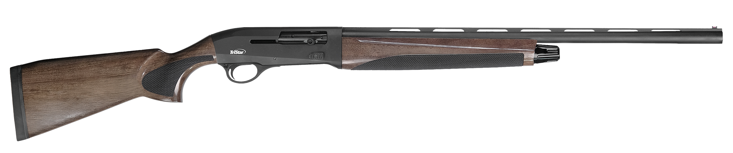 TriStar 20232 Raptor II  12 Gauge Semi-Auto 3" 5+1 28" Black Vent Rib Steel Barrel, Black Steel Receiver, Fixed Walnut Stock