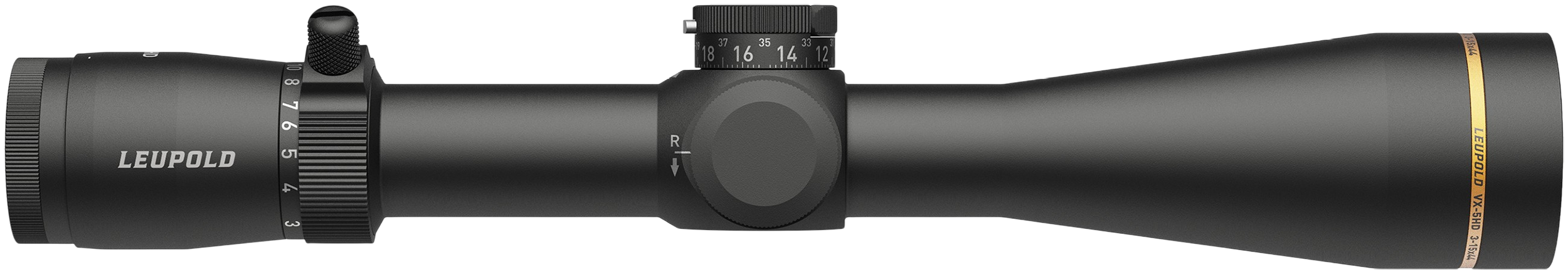Leupold 183850 VX-5HD Gen 2 Black 3-15x 44mm 30mm Tube Illuminated FireDot Duplex Reticle