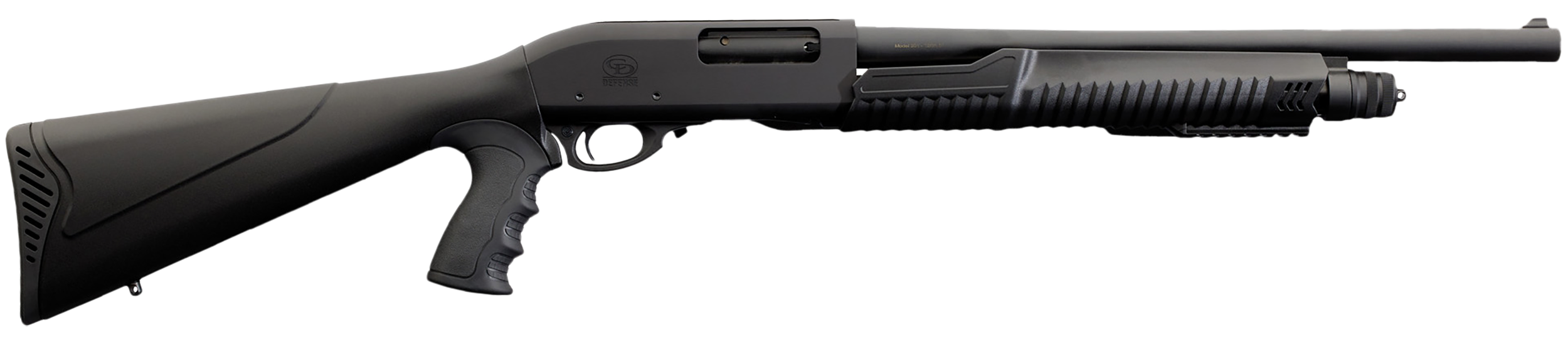 Charles Daly 930294 301  Full Size Frame 12 Gauge Pump 3" 4+1 18.50" Black Steel Barrel, Black Aluminum Receiver, Black Fixed Synthetic Stock, Black Polymer Grip