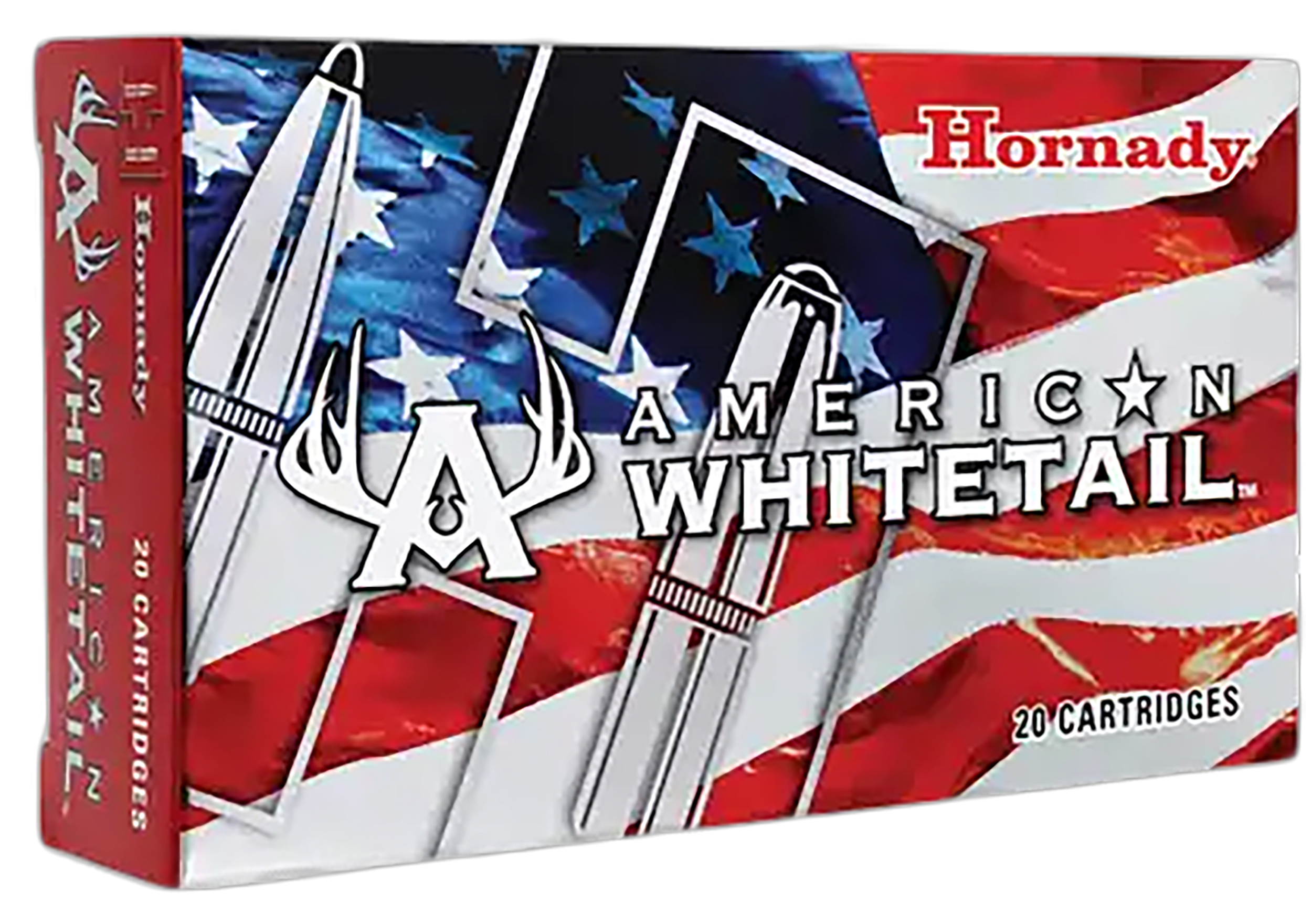 Hornady 80904 American Whitetail 308Win 165gr InterLock Spire Point 20 Per Box/10 Case