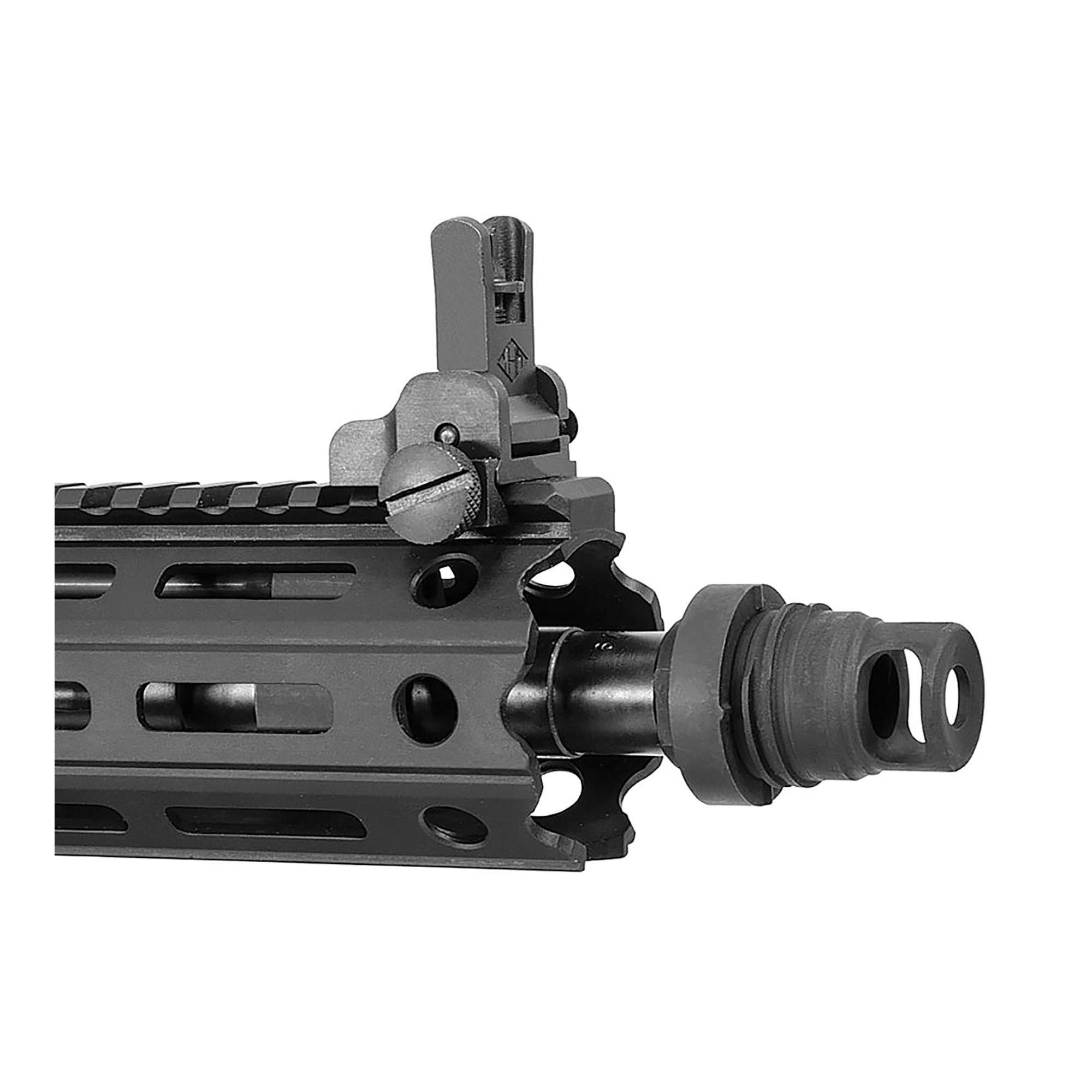 YHM MINI QD MUZZLE BRAKE 9MM 1/2"-28
