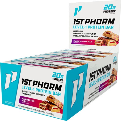 1st Phorm Level-1 Protein Bar Peanut Butter Lover