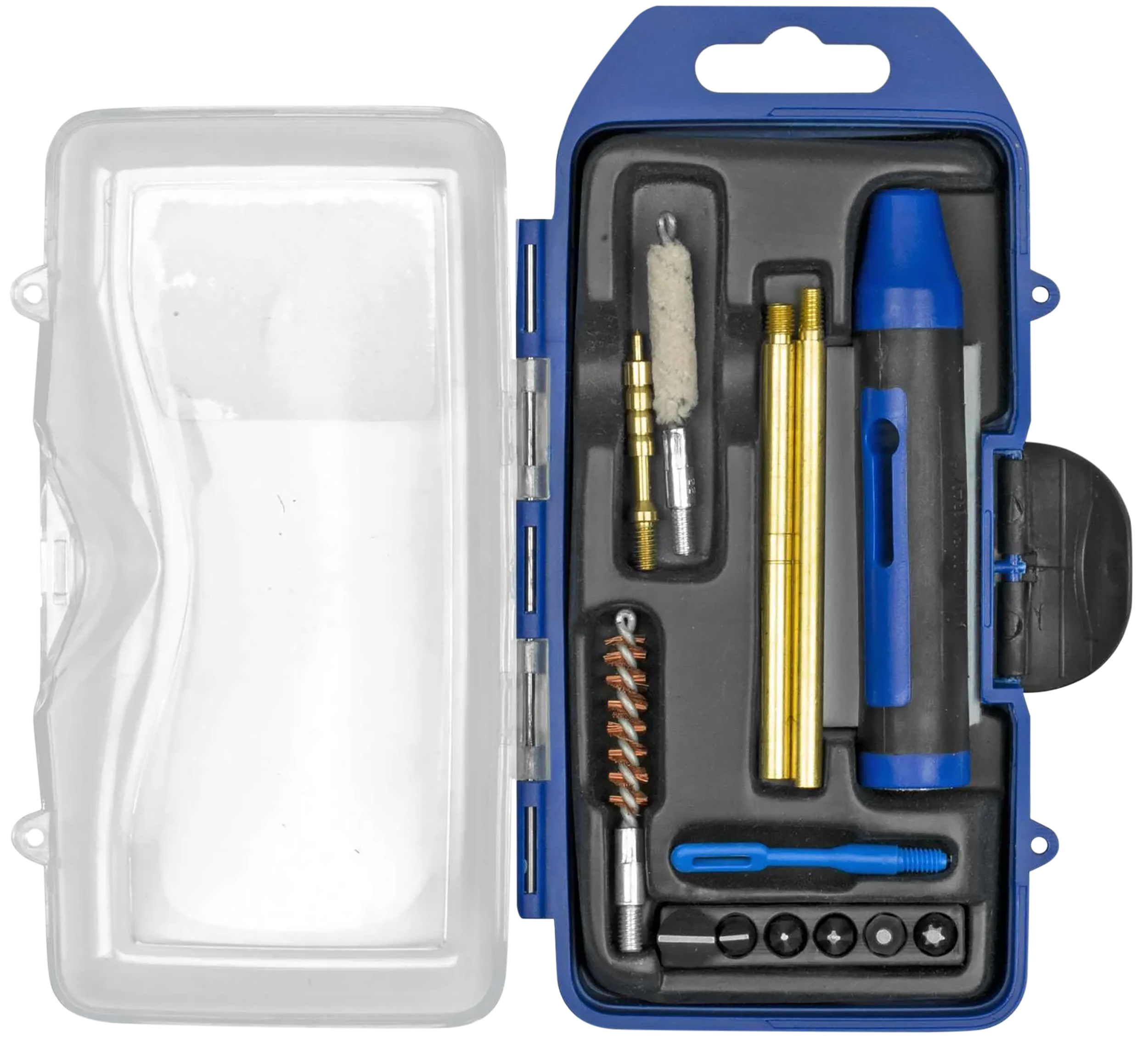 DAC GM22P GunMaster Cleaning Kit 22 Cal Pistol/14 Pieces Black/Blue