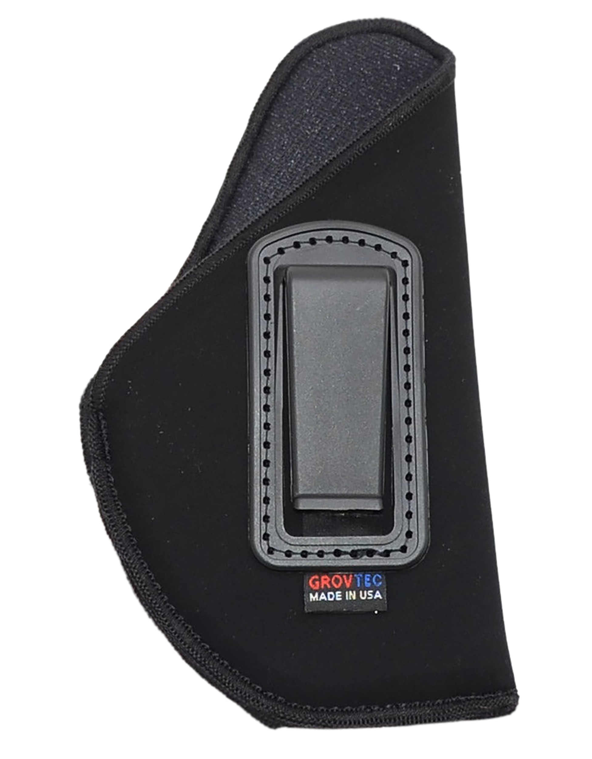 GrovTec US Inc GTHL14112R Inside The Pants IWB Size 12 Black Suede Compatible w/Glock 26/27/33 Belt Clip Mount Right Hand