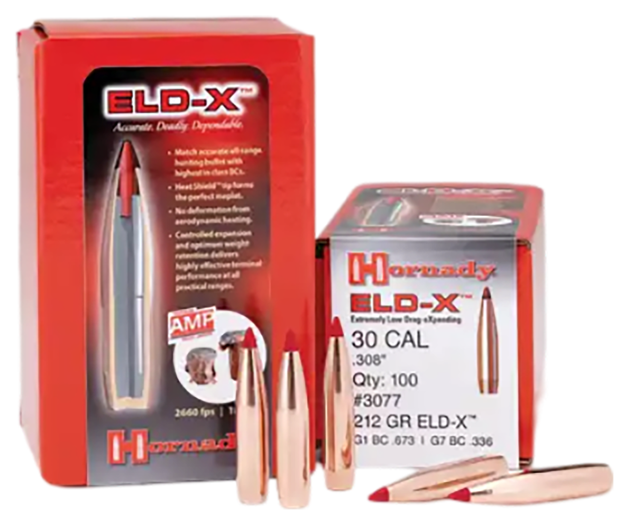 Hornady 2635 ELD-X 6.5mm .264 143 gr Extremely Low Drag eXpanding 100 Per Box/ 15 Case