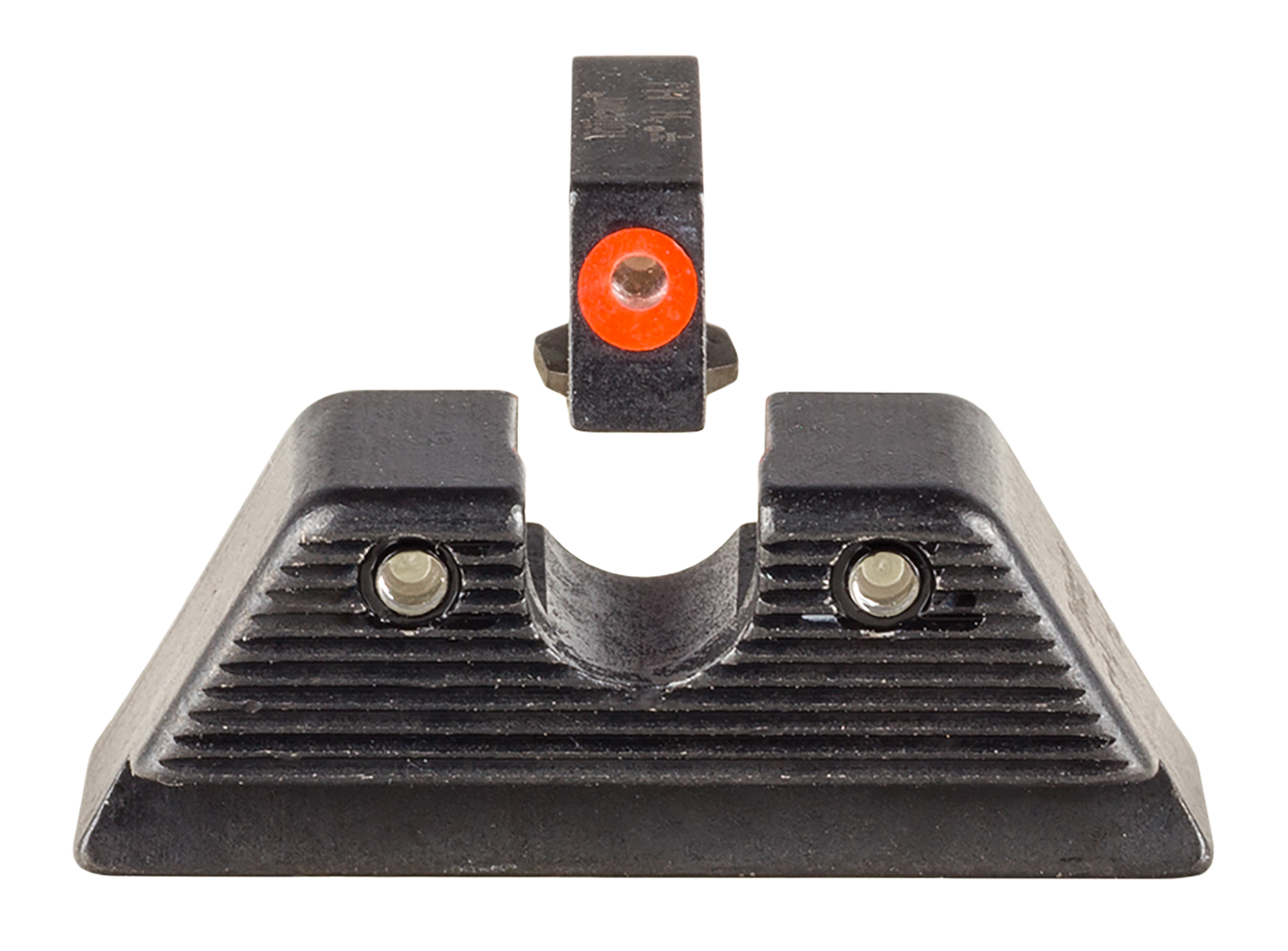 Trijicon 601092 HD XR Night Sight Set Green Tritium/Orange Outline Front, Green Tritium Rear, Black Frame, Fits Most Glock/17 MOS/19 MOS/45 MOS