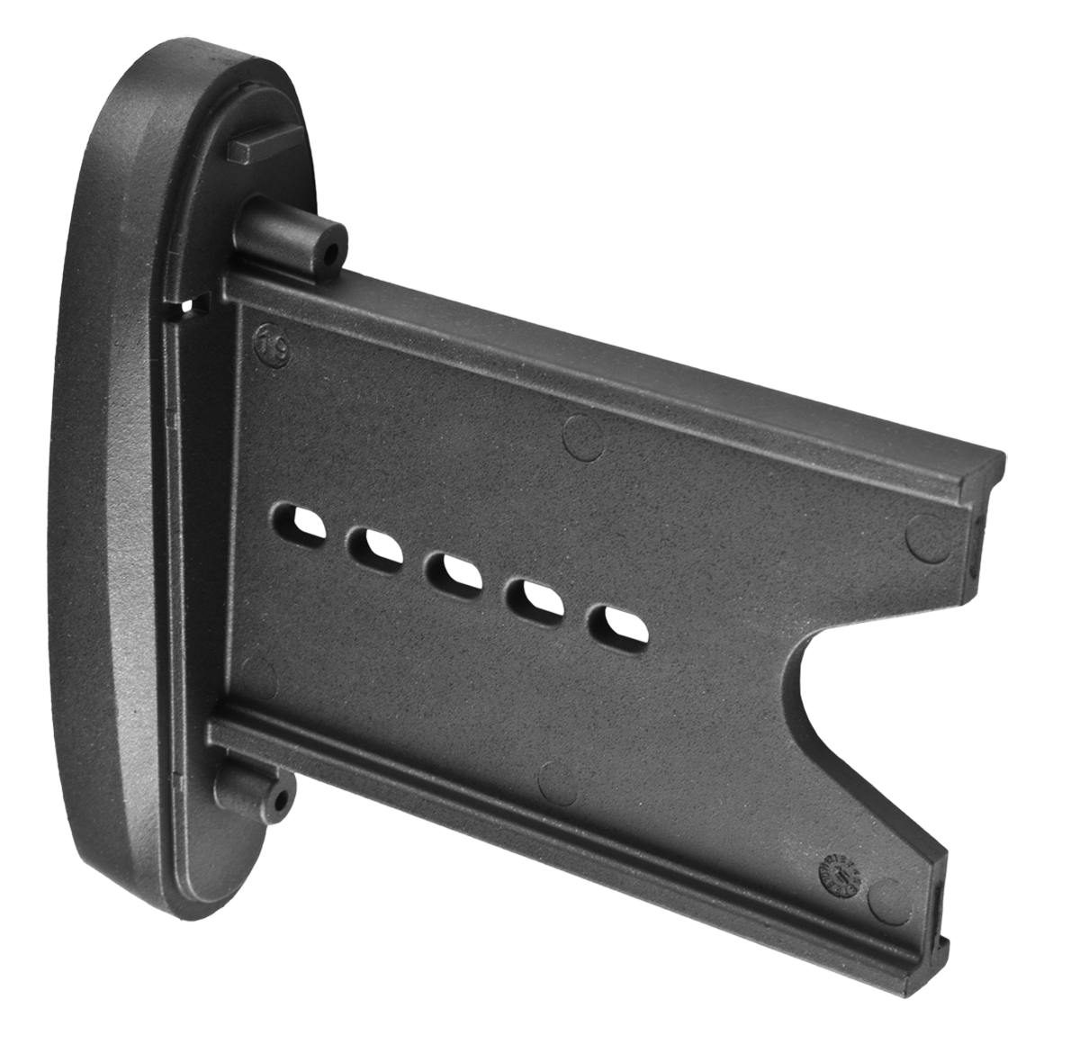 Magpul MAG318BLK Hunter/SGA OEM Butt Pad Adapter Black Polymer Fits Remington Fits Mossberg