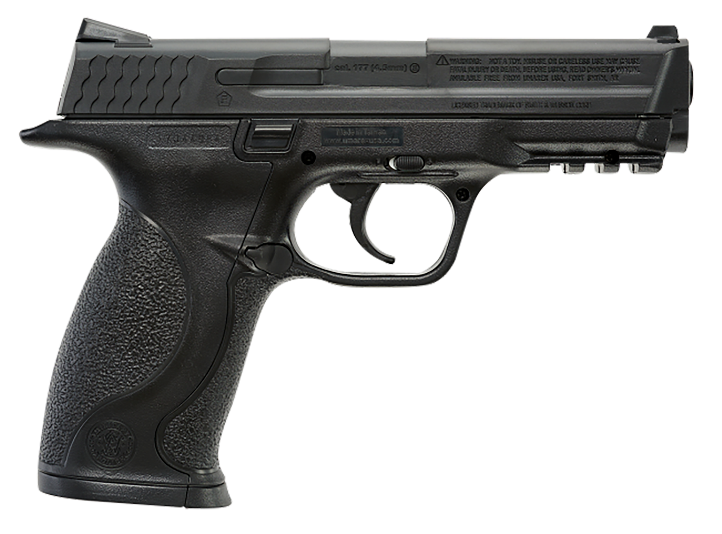 Umarex 2255050 S&W M&P  CO2 177 19+1 4.30" Black Polymer Grips
