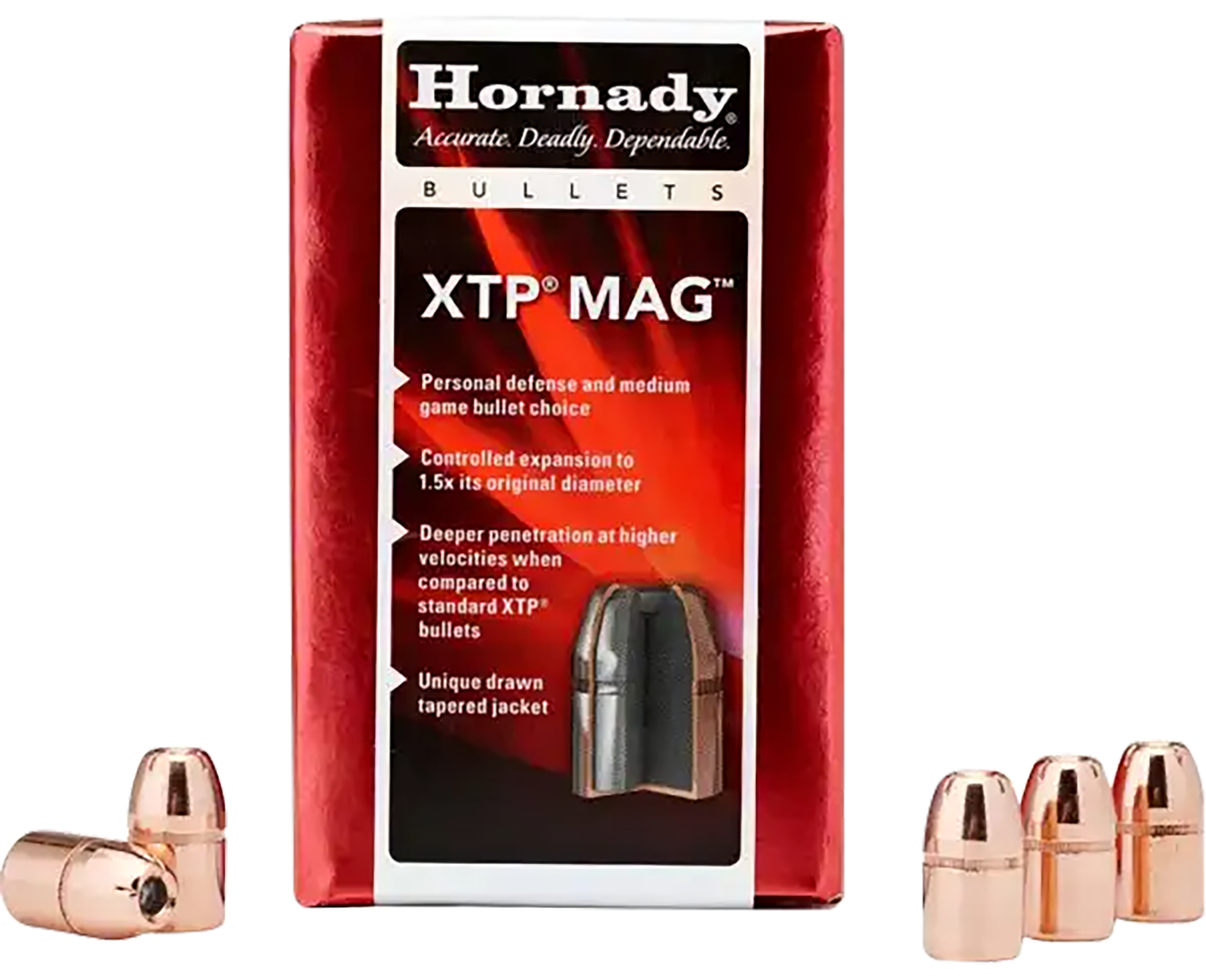 Hornady 45220 XTP Mag 45 Cal .452 240 gr XTP MAG 100 Per Box/ 15 Case