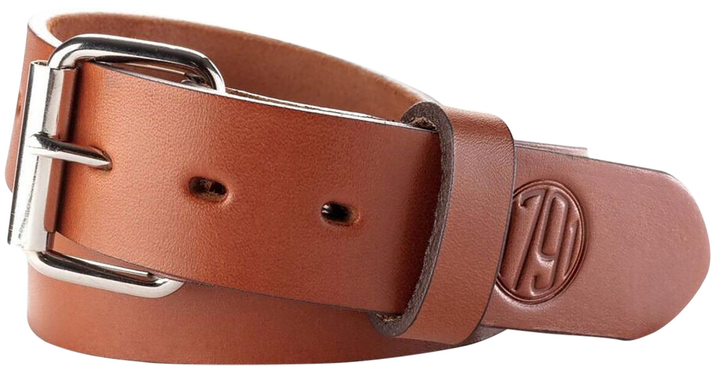 1791 Gunleather BLT014044CBRA 01  Gun Belt Classic Brown Leather 40/44 1.50" Wide Buckle Closure