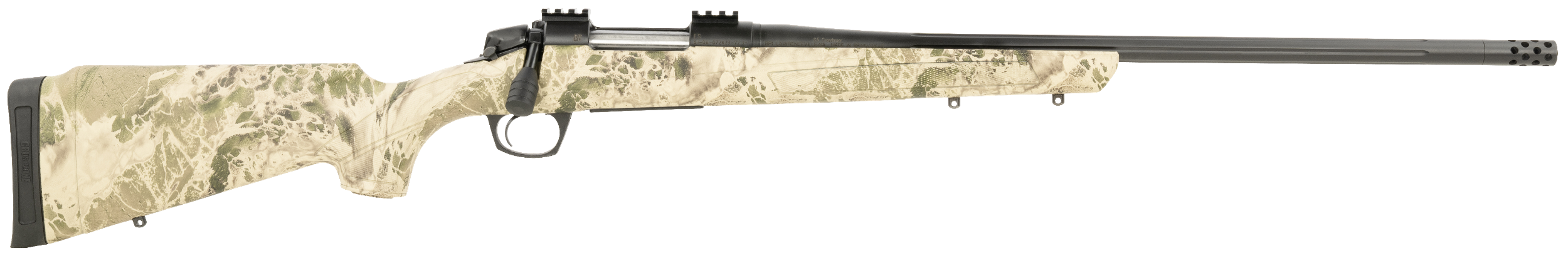 CVA CR3991 Cascade XT Full Size 300 Win Mag 3+1 24" Graphite Black Cerakote Steel Threaded Barrel, Realtree Hillside Adj w/Soft Touch Synthetic Stock