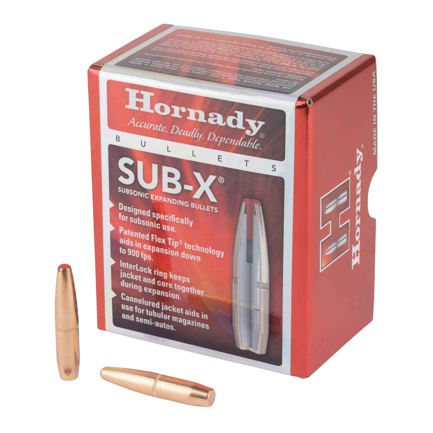 Hornady 33394 Sub-X 338Cal 307gr 50 Per Box/15Case
